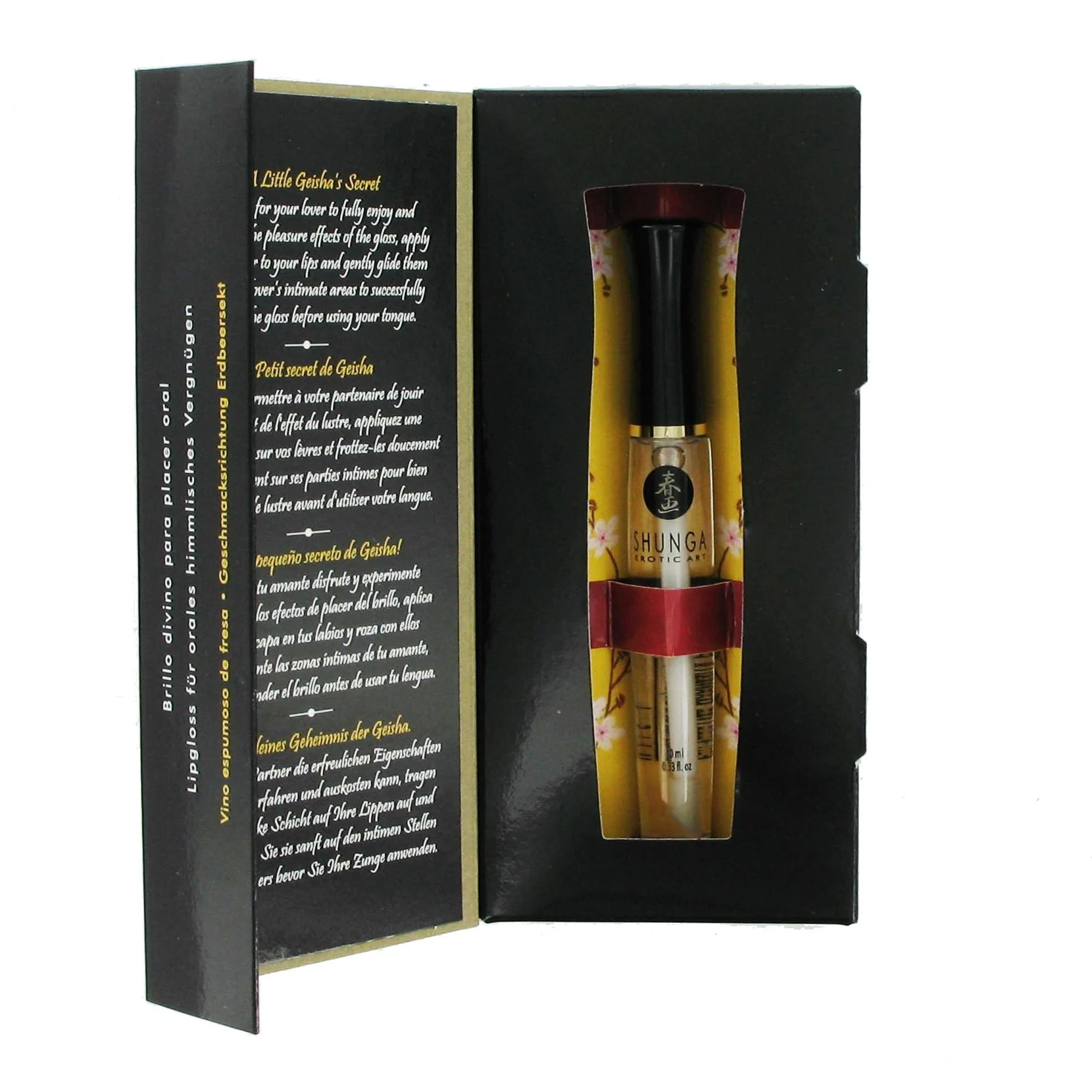 Стимулювальний блиск для губ Shunga LIPGLOSS Sparkling Strawberry Wine 10ml 5 Стимулювальний блиск для губ Shunga LIPGLOSS Sparkling Strawberry Wine 10ml - Зображення 3