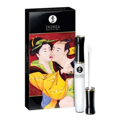 Стимулювальний блиск для губ Shunga LIPGLOSS Sparkling Strawberry Wine 10ml