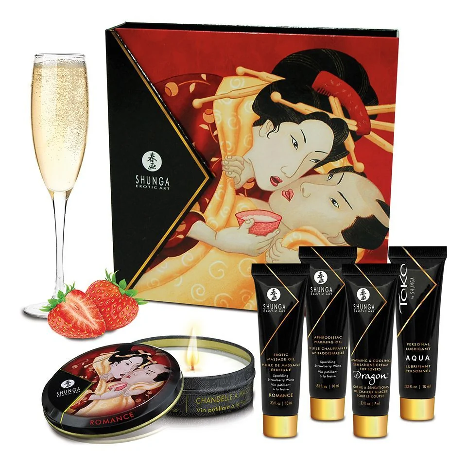 Подарунковий набір Shunga GEISHAS SECRETS – Sparkling Strawberry Wine 3 Подарунковий набір Shunga GEISHAS SECRETS – Sparkling Strawberry Wine
