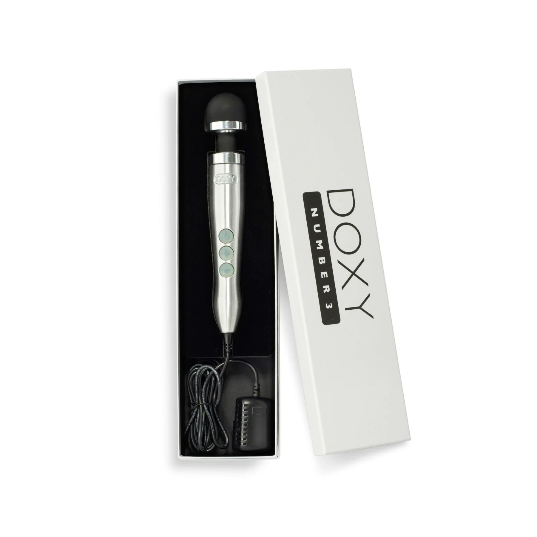 Вібромасажер DOXY Number 3 Silver 6 Вібромасажер DOXY Number 3 Silver - Зображення 4