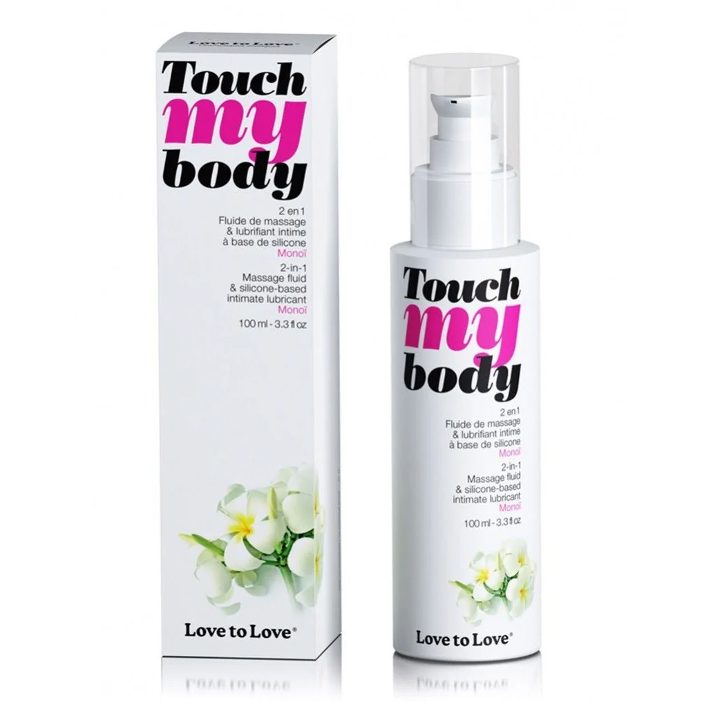Масажний гель і змазка 2-в-1 Love To Love TOUCH MY BODY Monoi 100ml 4 Масажний гель і змазка 2-в-1 Love To Love TOUCH MY BODY Monoi 100ml - Зображення 2