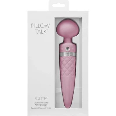 Зображення Вібромасажер 2в1 PILLOW TALK - Sultry