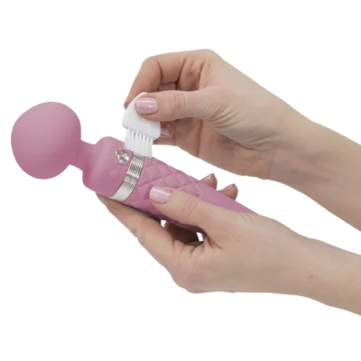 Зображення Вібромасажер 2в1 PILLOW TALK - Sultry