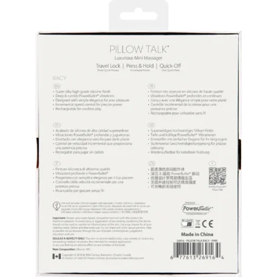 Зображення Розкішний вібратор Pillow Talk - Racy