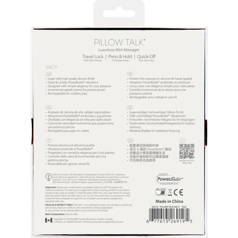 Розкішний вібратор Pillow Talk - Racy Teal - Зображення 10