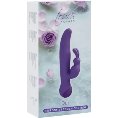 Зображення Вібратор-кролик з сенсорним управлінням і ротацією Touch by SWAN - Duo
