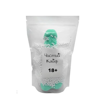 Зображення Крафтове мило-член із присоскою Чистий Кайф Turquoise size XL