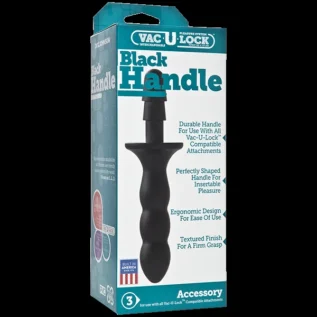 Alternative view of Тримач-руків’я Doc Johnson з кріпленням Vac-U-Lock -  Black Handle