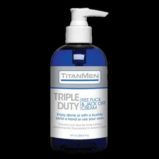 Густа змазка для фістингу Doc Johnson TitanMen  Triple Duty 240gm