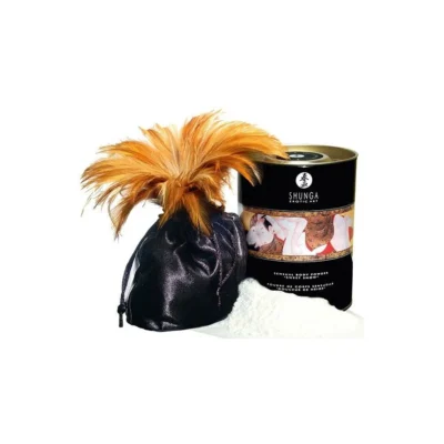 Смачна пудра для оральних пестощів Shunga Sweet Snow Body Powder – Raspberry feeling 228gm