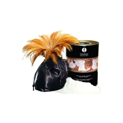 Смачна пудра для оральних пестощів Shunga Sweet Snow Body Powder – Raspberry feeling 228gm