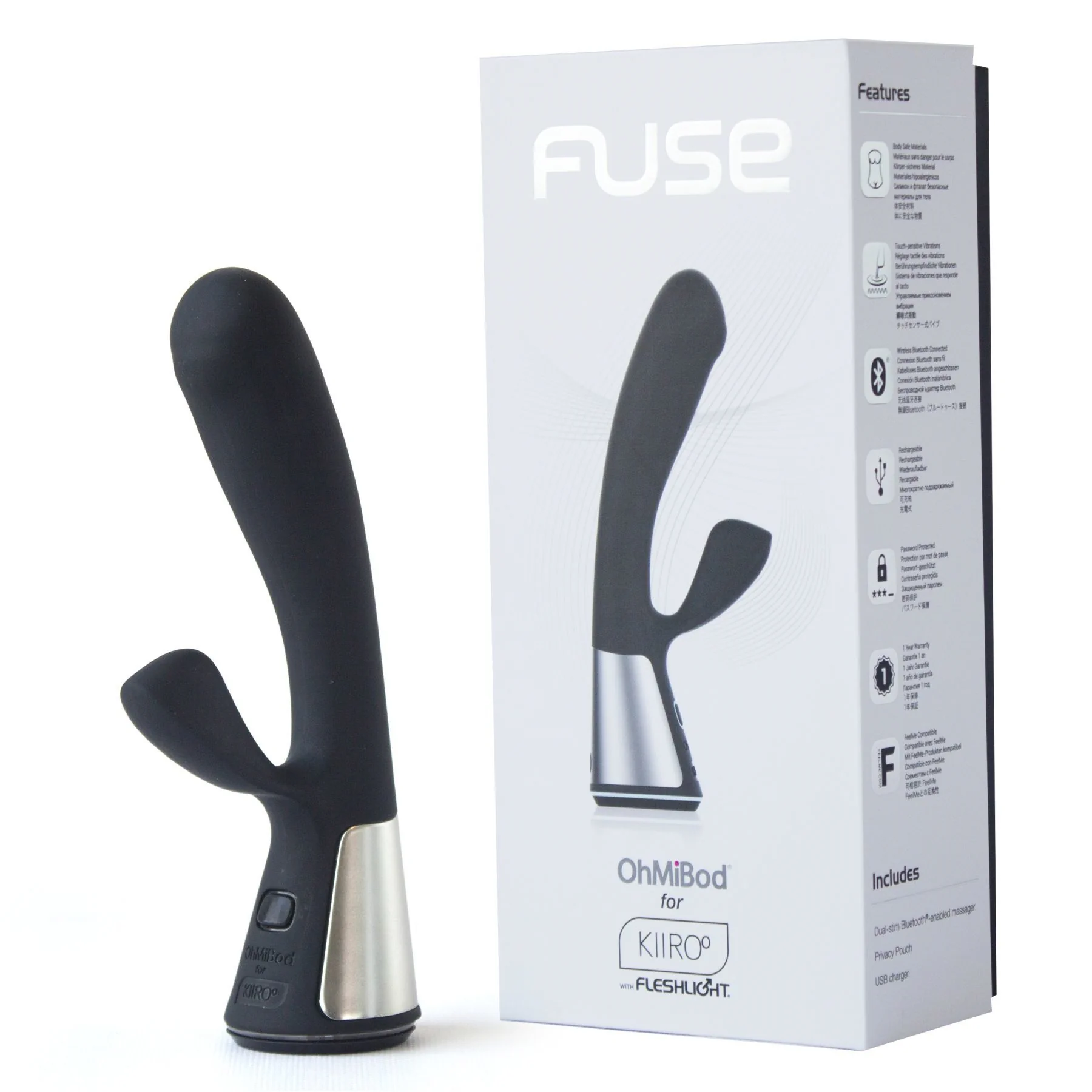 Інтерактивний вібратор-кролик Ohmibod Fuse for Kiiroo 5 Інтерактивний вібратор-кролик Ohmibod Fuse for Kiiroo - Зображення 3