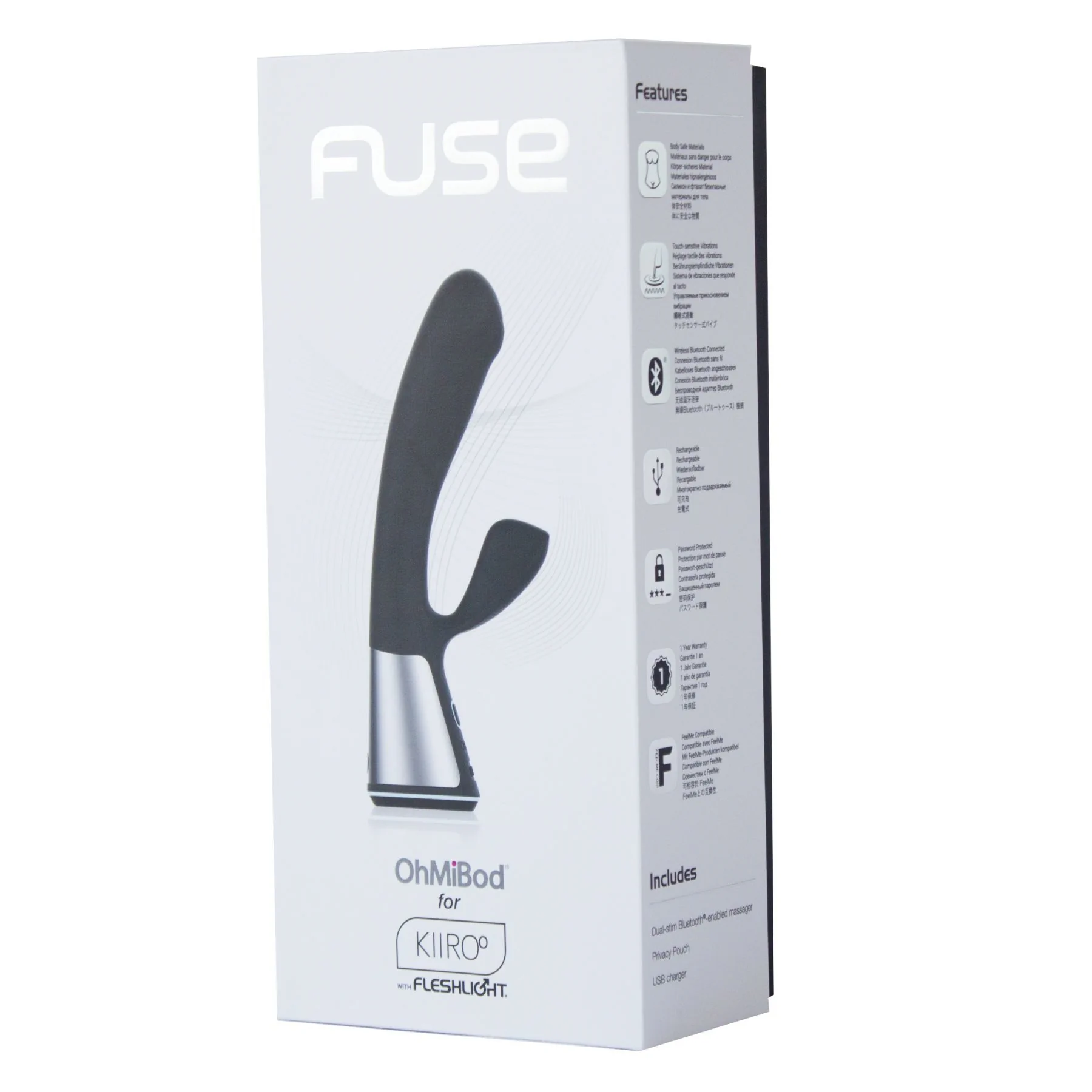 Інтерактивний вібратор-кролик Ohmibod Fuse for Kiiroo 4 Інтерактивний вібратор-кролик Ohmibod Fuse for Kiiroo - Зображення 2