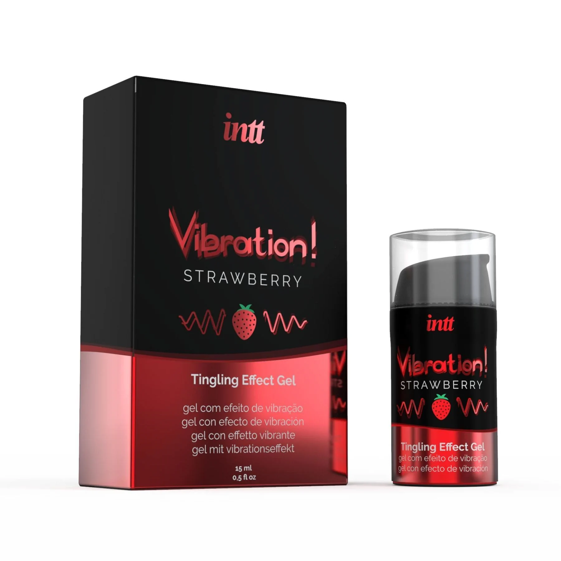 Рідкий вібратор Intt Vibration Strawberry 15ml 3 Рідкий вібратор Intt Vibration Strawberry 15ml