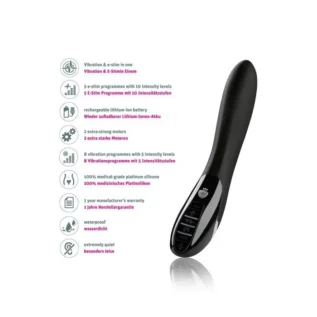 Зображення Вібратор з електростимуляцією Mystim Electric Eric eStim Black