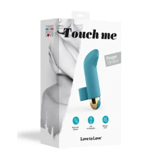 Вібратор на палець Love To Love TOUCH ME PETROLE 11 Зображення Вібратор на палець Love To Love TOUCH ME PETROLE