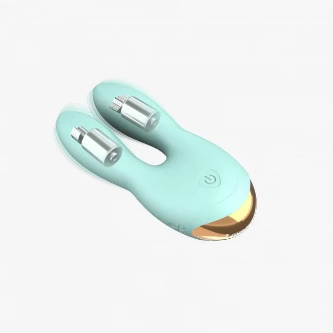 Вібратор-кролик Love To Love Hear Me Menthe з двома моторчиками і різнобарвною LED 4 Вібратор-кролик Love To Love Hear Me Menthe з двома моторчиками і різнобарвною LED - Зображення 2