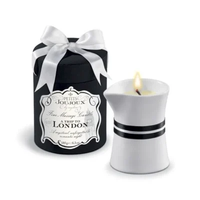 Масажна свічка Petits Joujoux - London - Rhubarb, Cassis and Ambra 190gm
