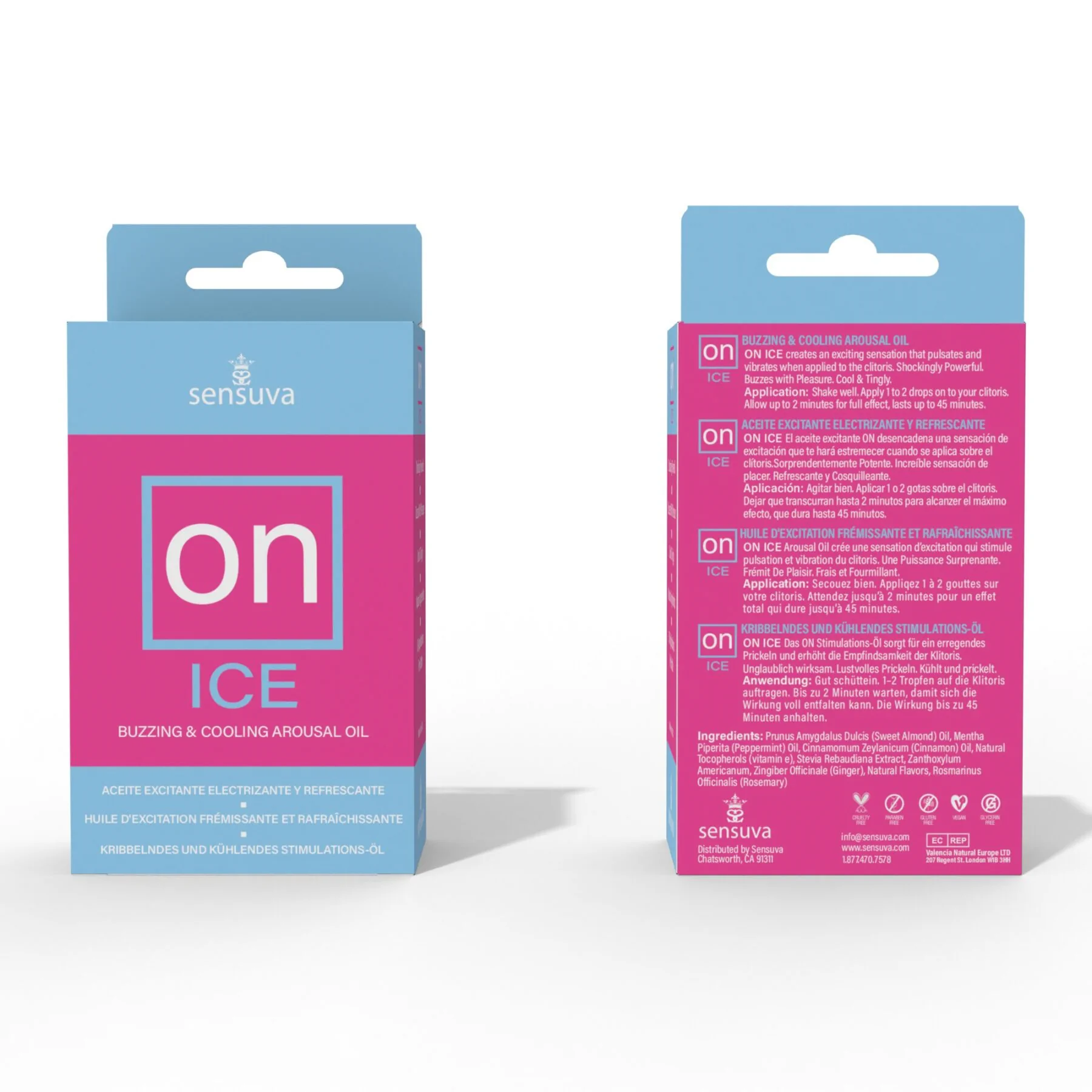 Збуджувальні краплі для клітора Sensuva – ON Arousal Oil for Her Ice 5ml 4 Збуджувальні краплі для клітора Sensuva – ON Arousal Oil for Her Ice 5ml - Зображення 2