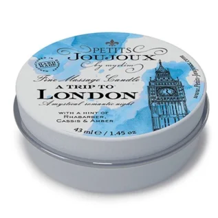 Масажна свічка Petits Joujoux - London - Rhubarb, Cassis and Ambra 43ml