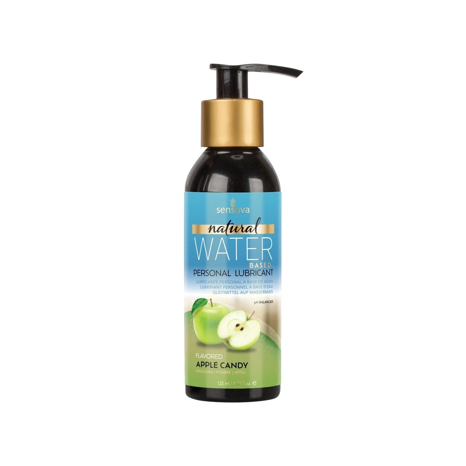 Змазка на водній основі Sensuva Natural Water-Based Apple Candy 125ml 3 Змазка на водній основі Sensuva Natural Water-Based Apple Candy 125ml