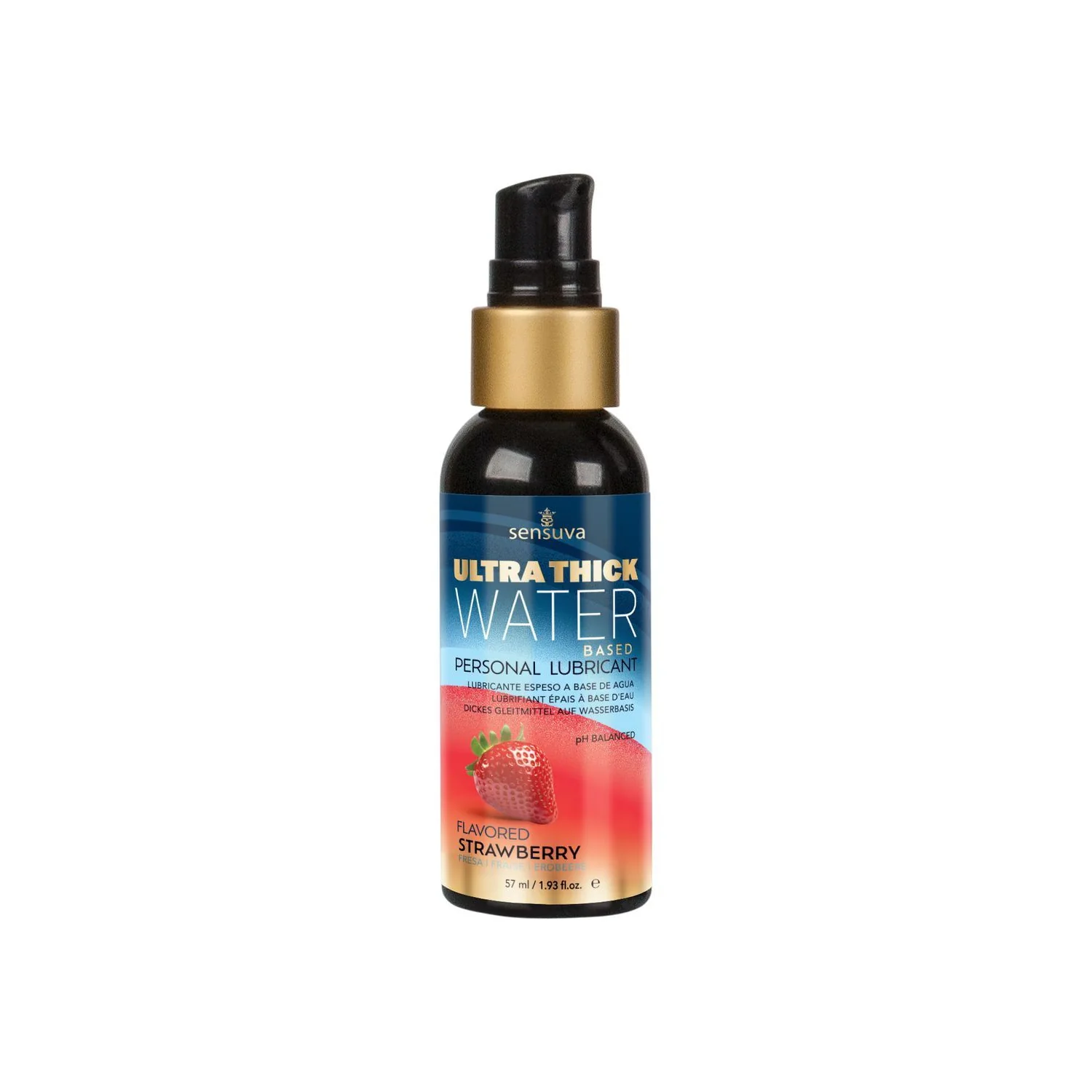 Густа змазка на водній основі Sensuva UltraThick Water-Based Strawberry 57ml 3 Густа змазка на водній основі Sensuva UltraThick Water-Based Strawberry 57ml