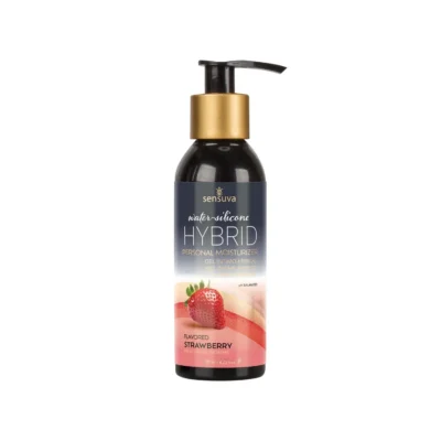 Змазка водно-силіконова Sensuva Hybrid Strawberry 125ml