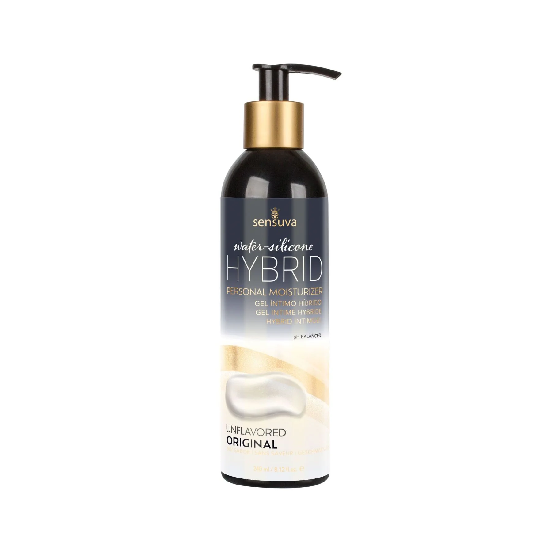 Змазка водно-силіконова Sensuva Hybrid Formula 240ml 3 Змазка водно-силіконова Sensuva Hybrid Formula 240ml