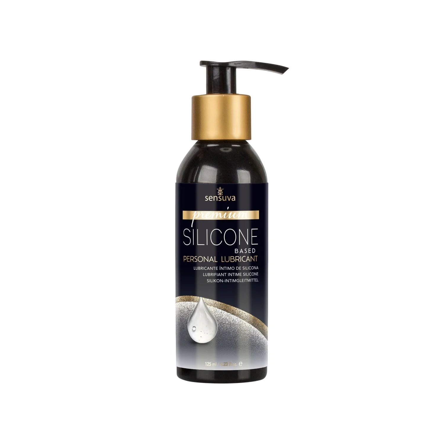 Силіконова змазка Sensuva Premium Silicone 125ml 3 Силіконова змазка Sensuva Premium Silicone 125ml