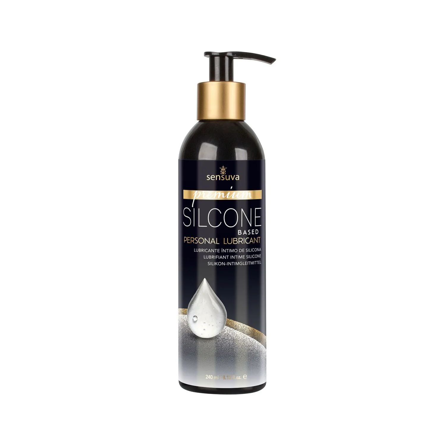 Силіконова змазка Sensuva Premium Silicone 240ml 3 Силіконова змазка Sensuva Premium Silicone 240ml