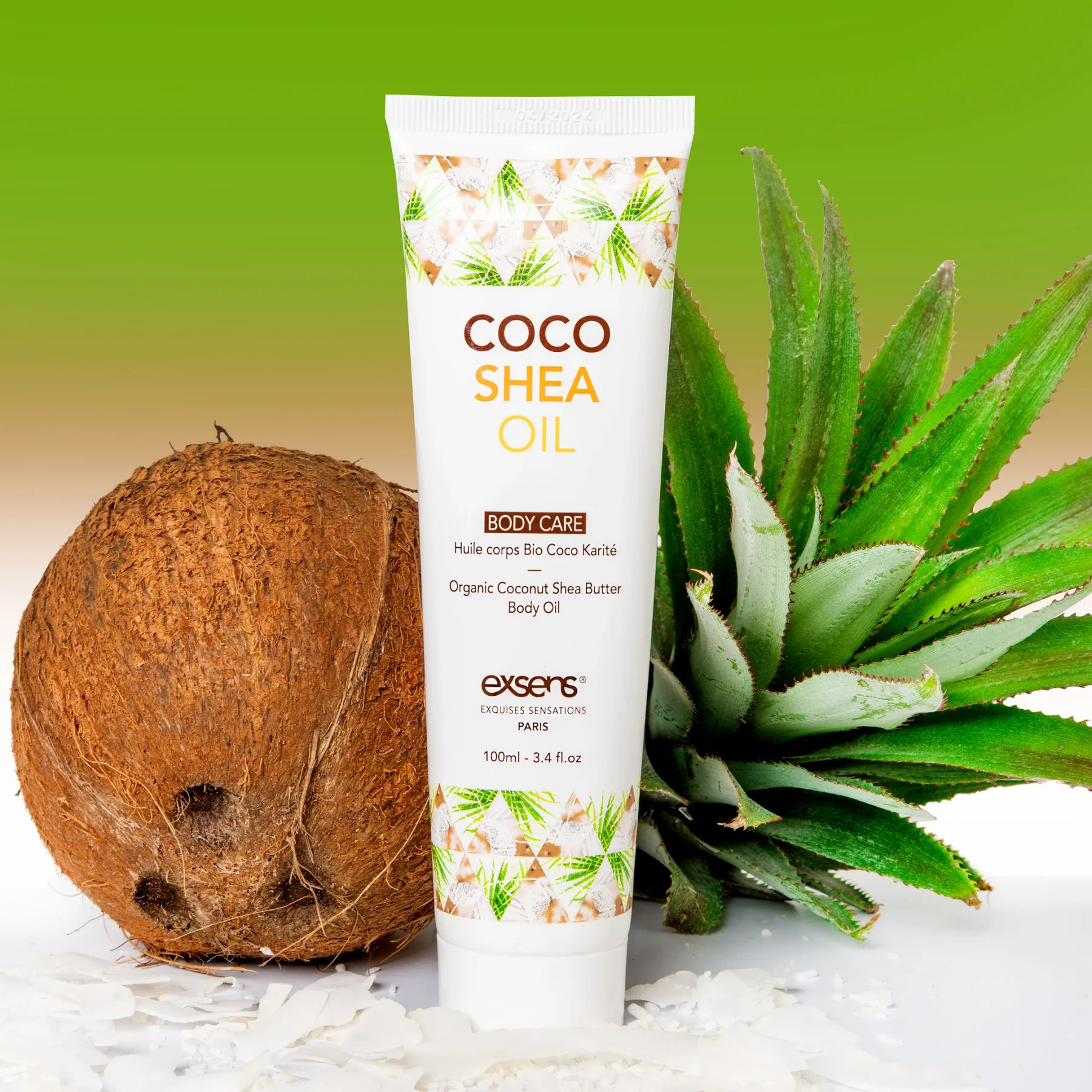 Органічна кокосова олія каріте (ши) для тіла EXSENS Coco Shea Oil 100ml 7 Органічна кокосова олія каріте (ши) для тіла EXSENS Coco Shea Oil 100ml - Зображення 5