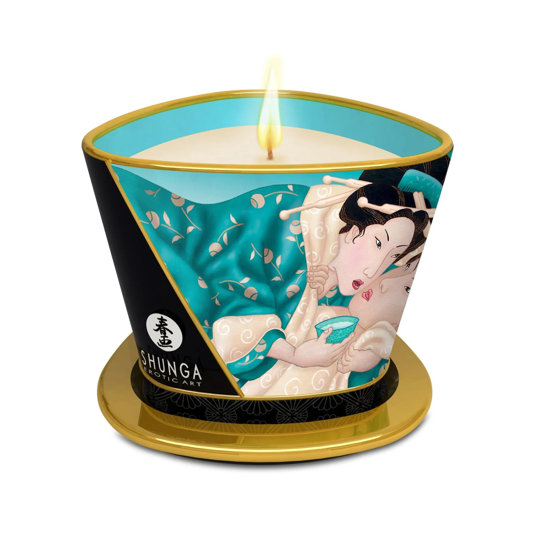 Масажна свічка Shunga Massage Candle – Island Blossoms 170ml 3 Масажна свічка Shunga Massage Candle – Island Blossoms 170ml