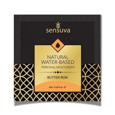 Пробник Sensuva Natural Water-Based Butter Rum 6ml