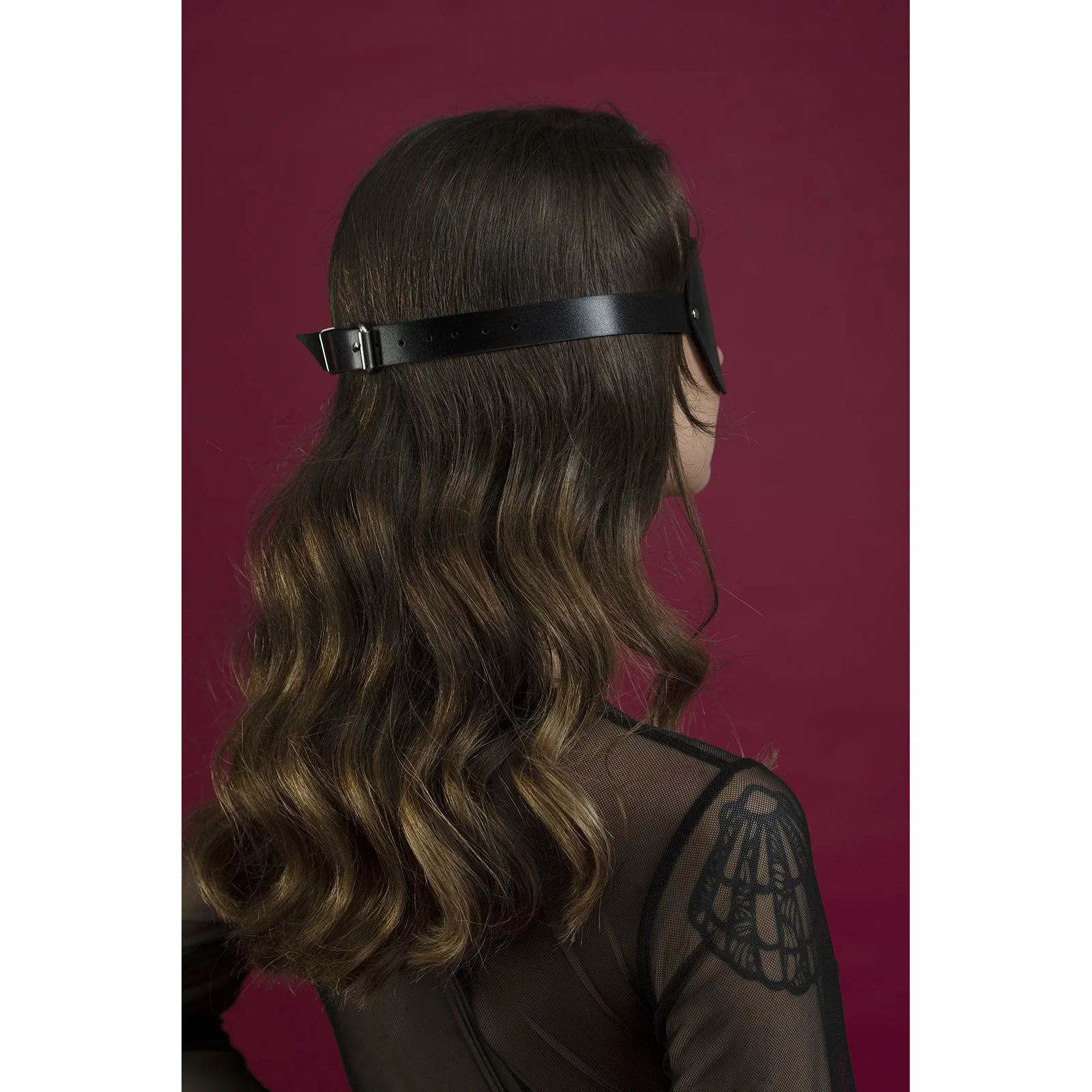 Маска на очі Feral Feelings - Blindfold Mask чорна 5 Маска на очі Feral Feelings - Blindfold Mask чорна - Зображення 3