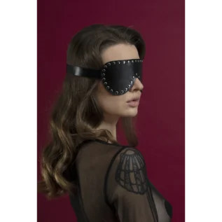 Alternative view of Маска на очі з заклепками Feral Feelings - Blindfold Mask