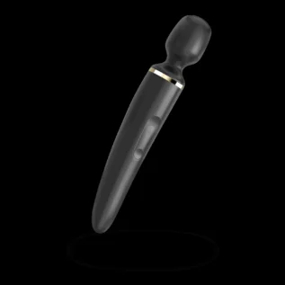 Вібромасажер Satisfyer Wand-er Woman (Black/Gold) XXL