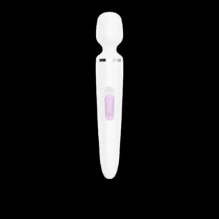 Вібромасажер Satisfyer Wand-er Woman (White/Chrome) XXL - Зображення 5