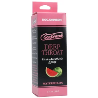 Спрей для мінету Doc Johnson GoodHead DeepThroat Spray - Watermelon 59ml 7 Зображення Спрей для мінету Doc Johnson GoodHead DeepThroat Spray - Watermelon 59ml