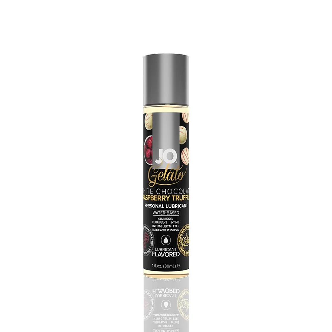 Змазка на водній основі JO GELATO White Chocolate Raspberry 30ml 3 Змазка на водній основі JO GELATO White Chocolate Raspberry 30ml
