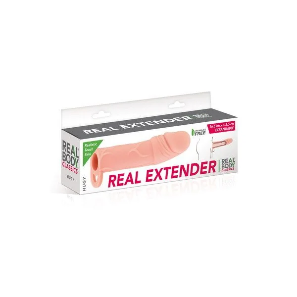 Насадка на член Real Body — Real Extender HUGY 5 Насадка на член Real Body — Real Extender HUGY - Зображення 3