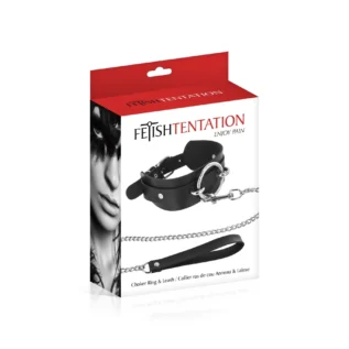 Нашийник з повідцем Fetish Tentation Ring and Leash