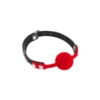 Класичний кляп з силіконовою кулькою Fetish Tentation Silicone Gag Ball Red