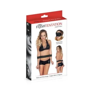 Фіксатор для талії і рук Fetish Tentation Waist and Wrist Straps 7 Зображення Фіксатор для талії і рук Fetish Tentation Waist and Wrist Straps