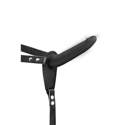 Страпон з вібрацією Fetish Tentation Vibrating Strap-On with Dildo Black