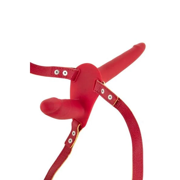Подвійний страпон Fetish Tentation Strap-On with Double Dildo 5 Подвійний страпон Fetish Tentation Strap-On with Double Dildo - Зображення 3
