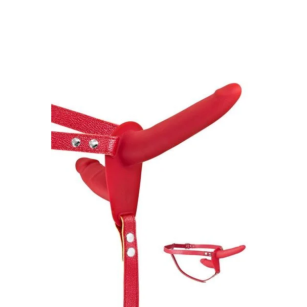 Подвійний страпон Fetish Tentation Strap-On with Double Dildo 3 Подвійний страпон Fetish Tentation Strap-On with Double Dildo