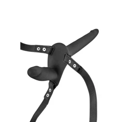 Зображення Подвійний страпон Fetish Tentation Strap-On with Double Dildo Black