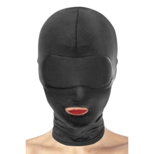 Капюшон для БДСМ з відкритим ротом Fetish Tentation Open Mouth Hood
