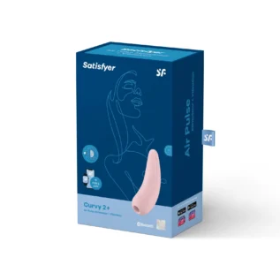Зображення Вакуумний кліторальний стимулятор Satisfyer Curvy 2+ Pink