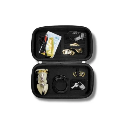 Зображення Клітка для члена з електростимуляцією Mystim Pubic Enemy No 1 - Gold Edition